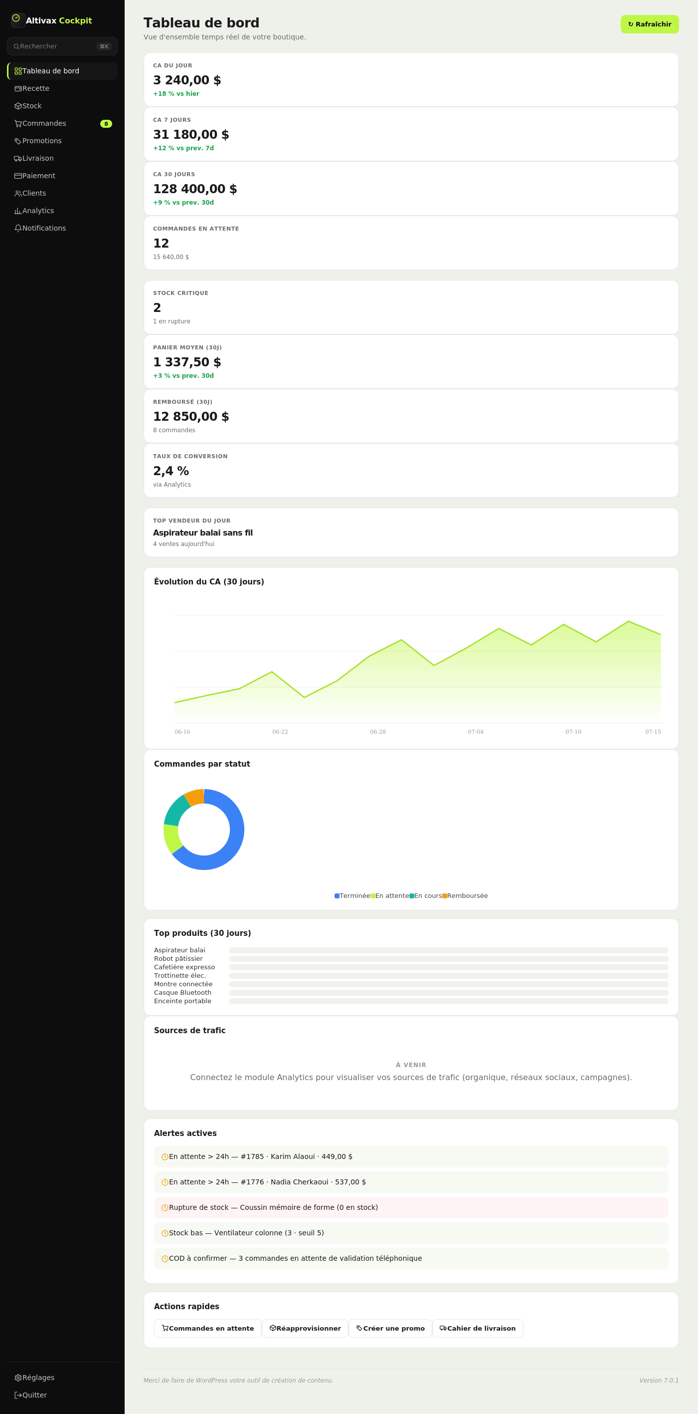 Module Dashboard