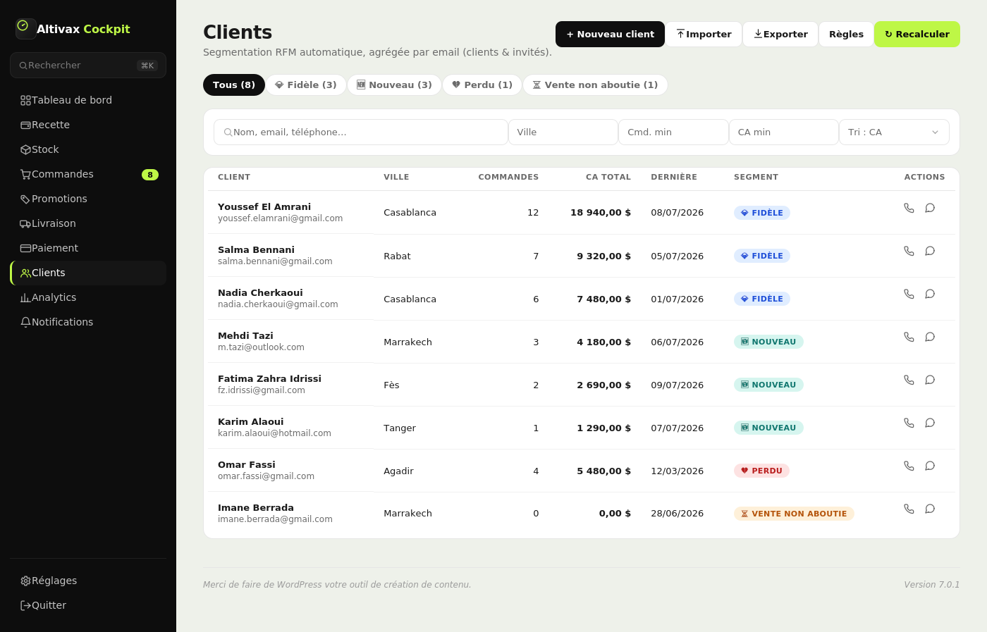 Module Clients